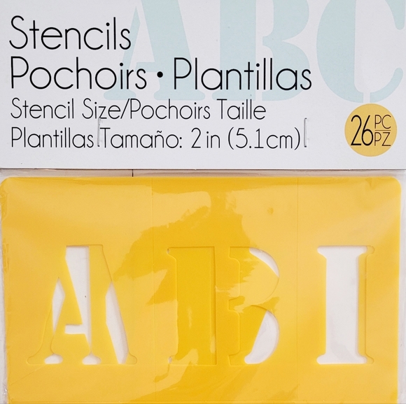 2" Alphabet Stencils - Picture 6 of 6